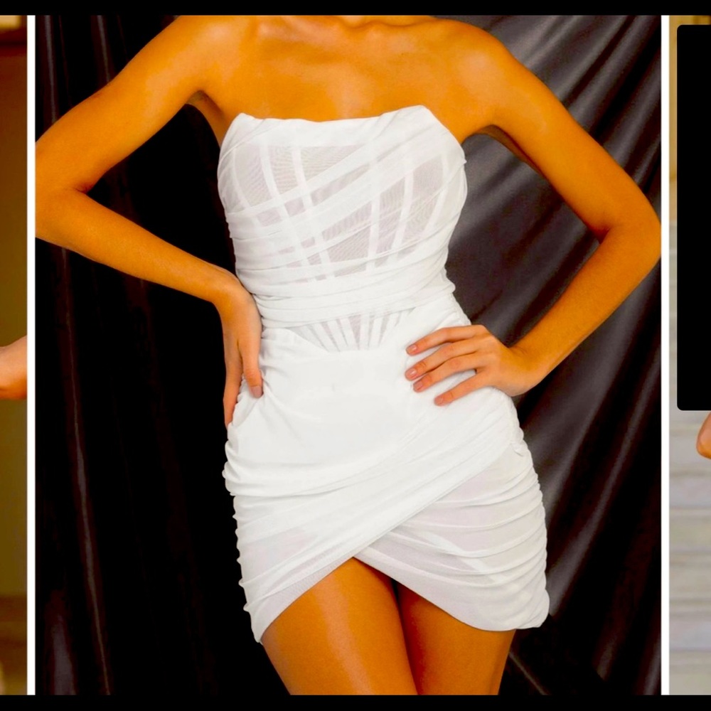 Size medium never worn Im 5’7 and it was too short